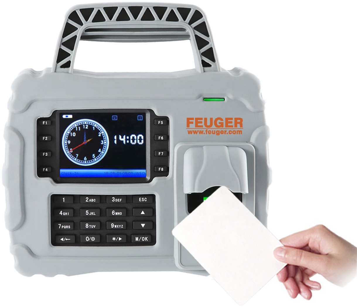 FP107P - Portable Fingerprint/Card Attendance Device